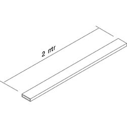 CUBIC Isol.rør vand.skinner 10x30pr.m 2 meter