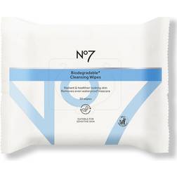 No7 Essential Cleansing Biodegradable Wipes 30 kpl