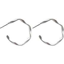 Everneed Maya My Twist Hoop Earrings - Silver