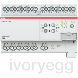 ABB Schalt-/Jalousieaktor 16fach 10A REG SAH S16.10.7.1