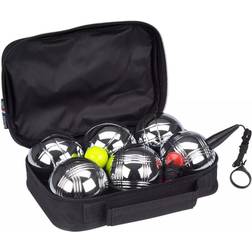 Get & Go Set Da Bocce 6 Palline Completo Di Boccia E Metro A Nastro