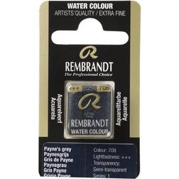 Rembrandt akvarelfarve half pan – Payne´s Grey 708