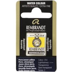 Rembrandt akvarelfarve half pan – Permanent Lemon Yellow 254