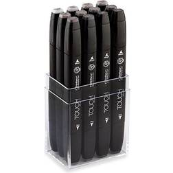 Touch Twin Marker 12-set Warm Grey