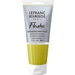 Lefranc & Bourgeois "FLASHE ACRYLIC 80ML TUBE STIL DE GRAIN GREEN IRIDE"