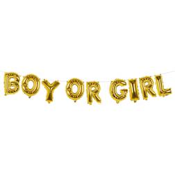 Boland Ballonguirlande Boy or Girl Guld 400 cm