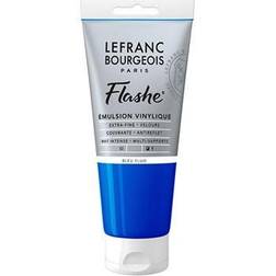 Lefranc & Bourgeois "FLASHE ACRYLIC 80ML TUBE FLUORESCENT BLUE"