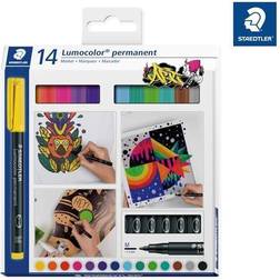 Staedtler Lumocolor Permanent Pen 317 14-pack