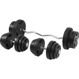 Gorilla Sports SZ-Curlset Kunststoff Gripper 70kg