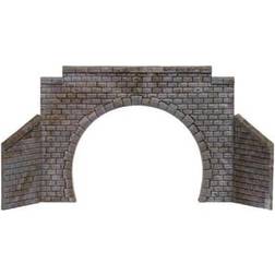 Busch 8198 N Tunnel portal 2-track Assembled