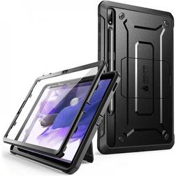 Supcase Samsung Galaxy Tab S7 FE Håndværker Cover Beetle Unicorn Pro Cover m. Beskyttelsesfilm Sort