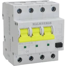 Malmbergs Kombirelæ 25A 30mA 6kA