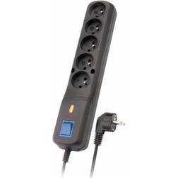 Lestar Surge protector LF-530WA, 3L EMI RFI, 1.5m, black