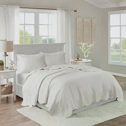 Madison Park Tuscany Bedspread White (274.32x243.84)