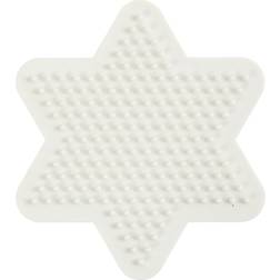 Nabbi BioBeads perleplade, stjerne, str. 9,8x9,8 cm, 1 stk