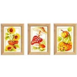 Vervaco Bilder Herbst 3-er Pack