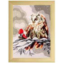 Vervaco Bild Weihnachtseule