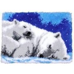 Vervaco Knüpfmatte Eisbären