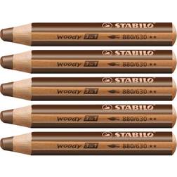 Stabilo Woody 3 in 1 Pencil Burnt Red Umber