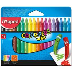 Maped Color Peps Vokskridt 18-sæt