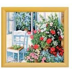 Luca-S Broderikit Billede Blomsteroase