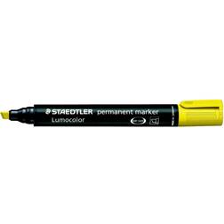 Staedtler Lumocolor permanent Chisel Yellow