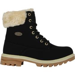 Lugz Empire Hi Fur 6 Inch - Black/Cream/Gum