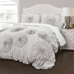 Lush Decor Serena Bedspread Light Gray (279.4x243.84)