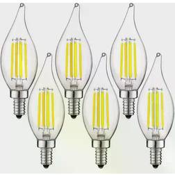 CA11 LED Lamps 60W 6-Pack