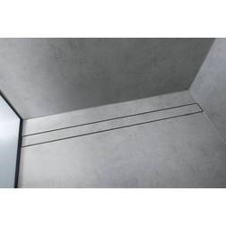 Hansgrohe RainDrain Rock Fertigset Duschrinne 900mm, kürzbar und befliesbar, 56032000