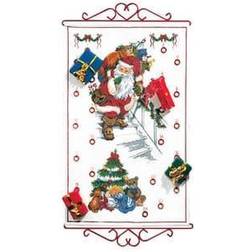 Stickpackung Kalender Schleichender Weihnachtsmann