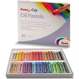 Pentel OIL PASTELS IN 36 COLORS, PHN-36 FOR FREE