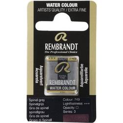 Rembrandt akvarelfarve half pan – Spinel Grey 749