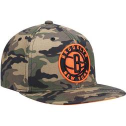 Mitchell & Ness Brooklyn Nets Neon Pop Snapback Hat - Camo