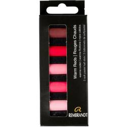 Rembrandt Soft Pastel Warm reds 5 stk