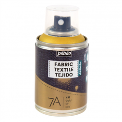 Pebeo Tekstilspray 7A 100 ml guld