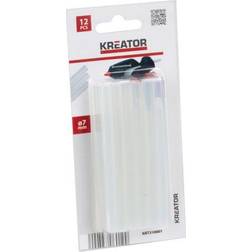 Kreator Limstifter transparant, Ø 7 mm, 12 stk