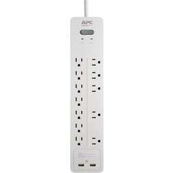 Schneider Electric 12-Outlet Power Strip Surge Protector, White