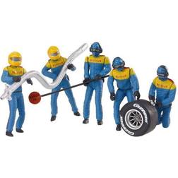 Carrera USA 20021132 21132 Figure Mechanics Realistic Scenery Accessory for Slot Car Race Track Sets, Blue