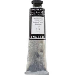 Sennelier Extra-Fine Artist Acryliques Ivory Black, 60 ml tube