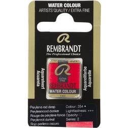 Rembrandt akvarelfarve half pan – Perylene Red Deep 354