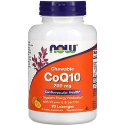 Now Foods Chewable CoQ10 200mg 90 stk