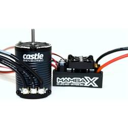 Castle Creations CSE010-0155-08 25.2V WP Electronic Speed Controller 1406-1900KV Mamba X & Sensored Motor Combo