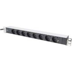 Digitus DN-95401 19 inch Server rack cabinet power strip 1 U PG socket incl. 2 steel brackets