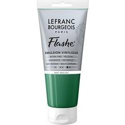 Lefranc & Bourgeois "FLASHE ACRYLIC 80ML TUBE CHROME GREEN"