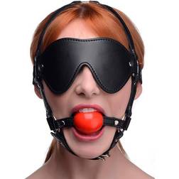 Strict Justerbar Harness med Blindfold og Gagball