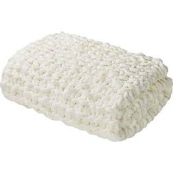 Madison Park Chenille Blankets White (152.4x127)