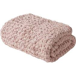 Madison Park Chenille Blankets Pink (152.4x127)