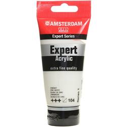 Amsterdam Expert Series Acrylic Tube 75 ml Zinc White 104