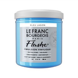 Lefranc & Bourgeois Flashe Vinyl Paint Lagoon Blue, 125 ml jar